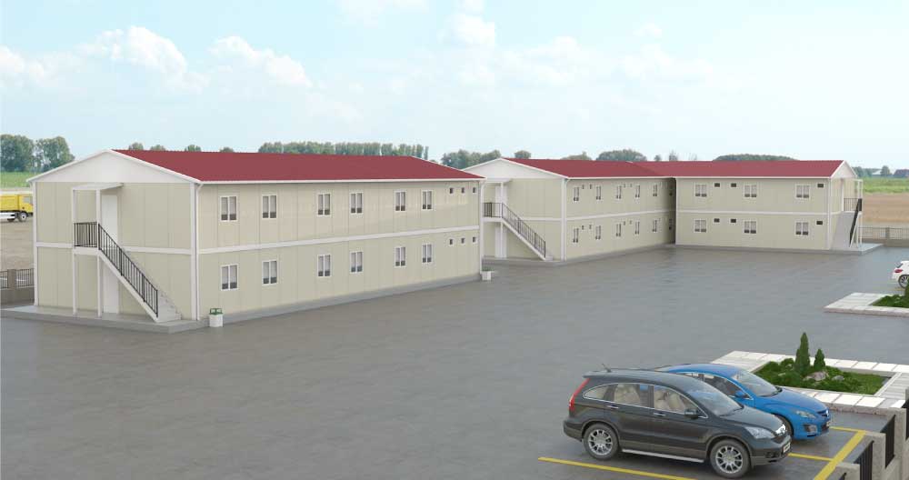 Prefabrik Şantiye Binası1